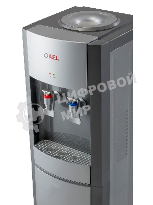 Кулер для воды AEL LD-AEL-28, верхняя загрузка, нагрев 90 °С, охлаждение 15 °С, серебристый/серый