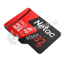 Флеш карта MicroSD card Netac P500 Extreme Pro 32Gb, retail version w/o SD adapter