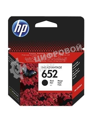 Картридж струйный HP №652 (F6V25AE) черный, 360 стр., для DJ IA 1115/2135/3635/4535/3835/4675