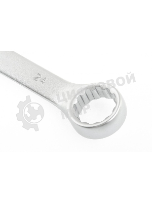 Ключ комбинированный Stels 24 мм, CrV, матовый хром