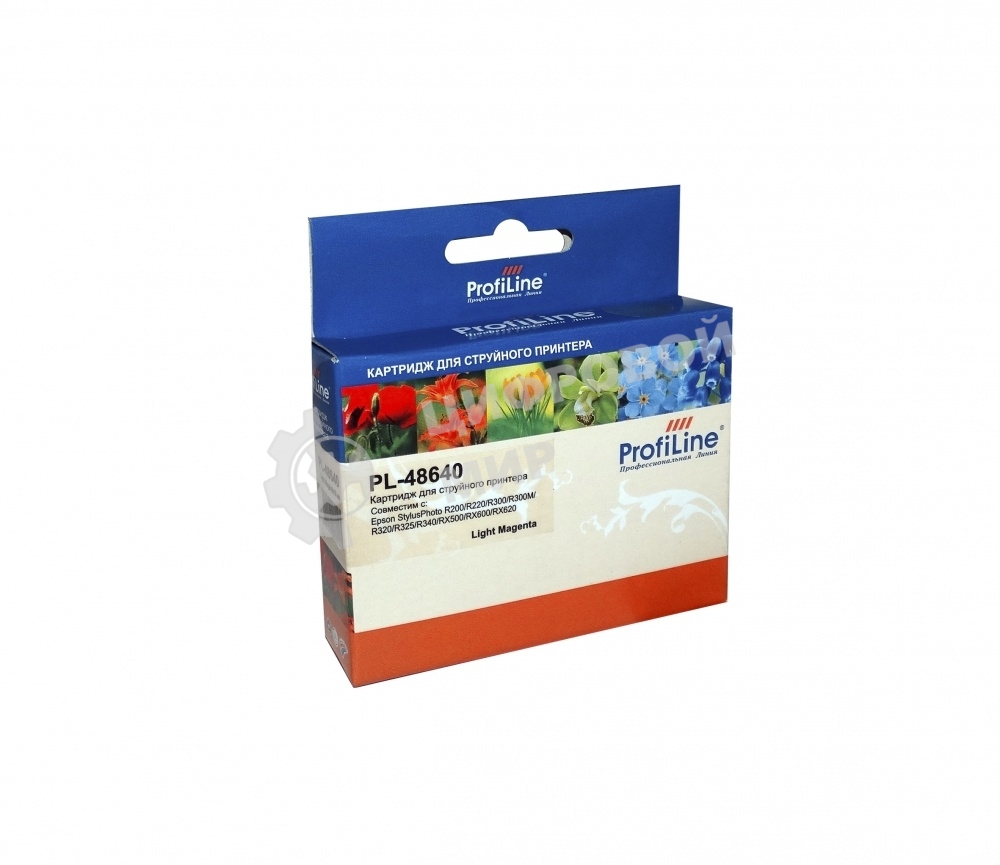 Картридж струйный ProfiLine PL-48640 для принтеров Epson StylusPhoto R200/R220/R300/R300M/R320/R325/R340/RX500/RX600/RX620 Light Magenta водн