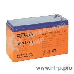 Батарея для ИБП Delta HR 12-7.2 (12V, 7.2Ah)
