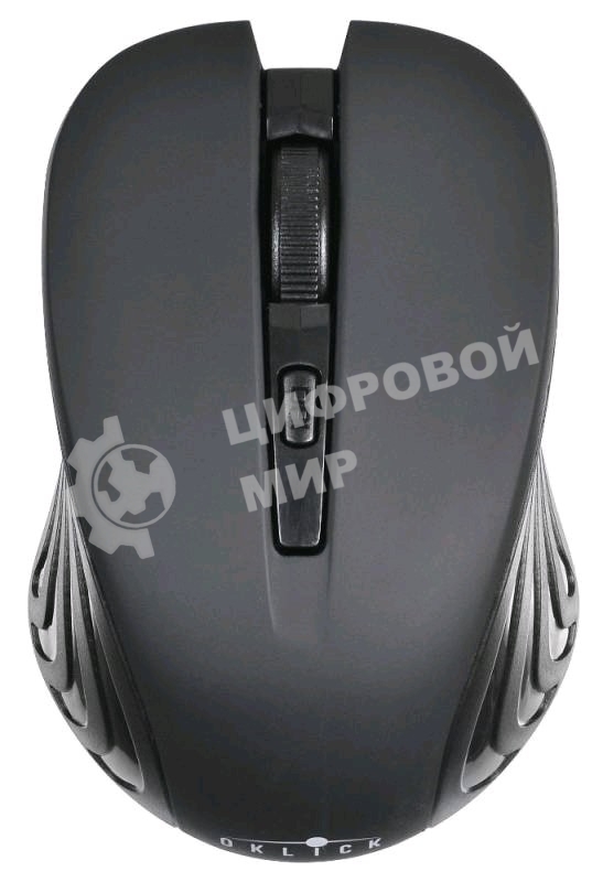 Мышь Oklick 545MW черный/черный оптическая (1600dpi) беспроводная USB (4but)