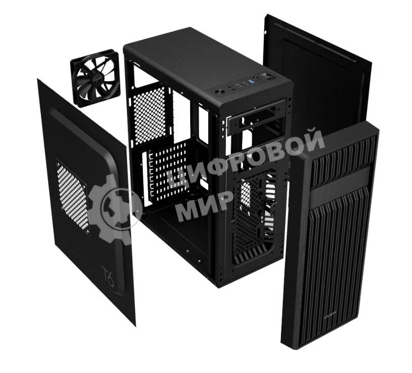 Компьютерный корпус Zalman S2 черный без БП ATX 2x120мм 2xUSB 2.0 1xUSB 3.0 audio bott PSU