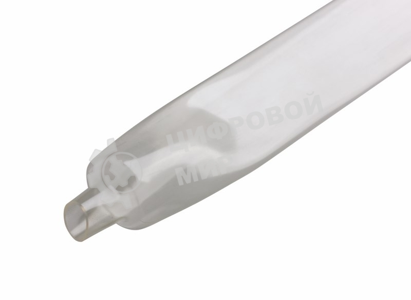 Термоусаживаемая трубка Rexant 20,0/10,0 мм, прозрачная, упаковка 10 шт. по 1 м