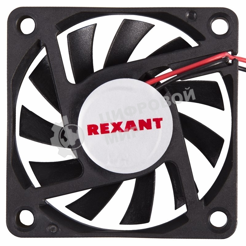 Вентилятор для корпуса Rexant RX 6010MS 12VDC черный, 60 мм, 4000 об/мин, 32 дБ, 2 pin