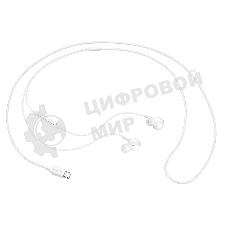 Гарнитура вкладыши Samsung EO-IC100 1.2м белый проводные (в ушной раковине)