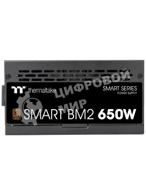 Блок питания Thermaltake Smart BM2 RTL (PS-SPD-0650MNFABE-1), 650Вт, 80 Plus Bronze, модульный, черный