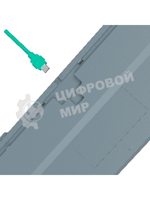 Клавиатура проводная A4Tech Bloody S87 Energy USB серый/зеленый
