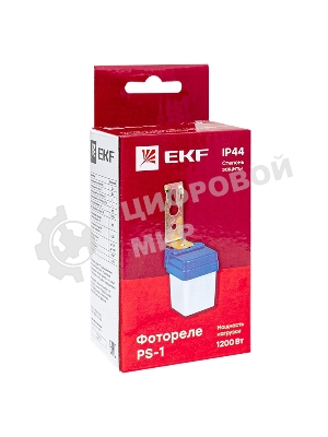 Фотореле EKF fr-ps-1-6 PS-1 6А 1200Вт IP44 EKF PROxima