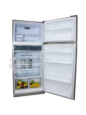 Холодильник Sharp SJ-XE59PMBK черный двухкамерный 430/148л морозилка сверху, No Frost