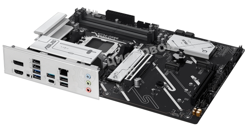 Материнская плата ASUS PRIME B850-PLUS, AM5, AMD B850, 4xDDR5, 4xSATA, 3xM.2, 1xPCIe 5.0 x16, 1xPCIe 4.0 x16, 1xDP, 1xHDMI, 1x2.5Gb LAN, 4xUSB-A 10Gbps, 1xUSB-C 10Gbps, 2xUSB-A 5Gbps, 2xUSB-A 2.0, 3x3.5 мм, 7.1, ATX