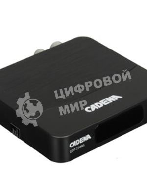 Приставка для цифрового ТВ Cadena CDT-2388S черный, DVB-T2, DVB-T, HDMI, USB 2.0