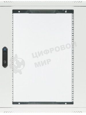 Шкаф коммутационный ЦМО (ШРН-М-15.500-9005) настенный 15U 600x520 мм пер. дв. стекл. 130 кг черный 456 мм 24.66 кг 180 град. 745 мм