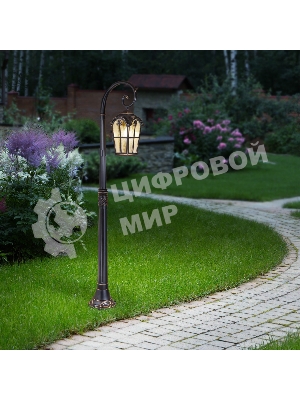 GL 1001F / Светильник садово-парковый Mira F черное золото