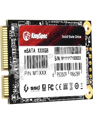 Накопитель SSD KINGSPEC MT Series MT-512, mSATA, R/W 560/540, 3D NAND