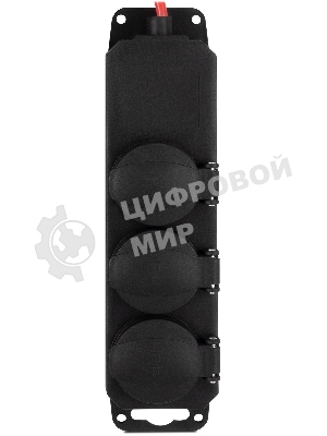 Сетевой удлинитель Buro BU-PS3.10/B 10 м (3 розетки) оранжевый (пакет ПЭ)