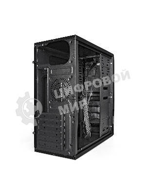 Компьютерный корпус ExeGate EX278402RUS Miditower ExeGate XP-329S Black, ATX, (без БП), 2хUSB, Audio