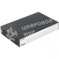 Коммутатор неуправляемый с 8 портами 10/100Base-TX D-Link DES-1008D/(K2A/K3A)RU/J1A/J2A/L2A/L2B