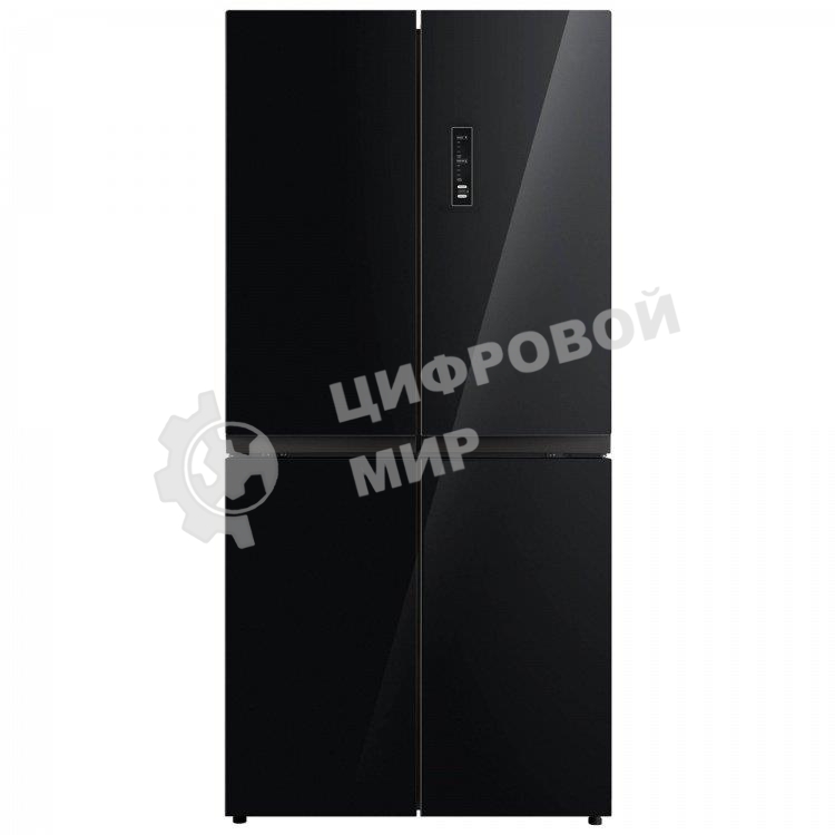 Холодильник Бирюса CD 466 BG черный трехкамерный Side by Side 303/153л морозилка снизу