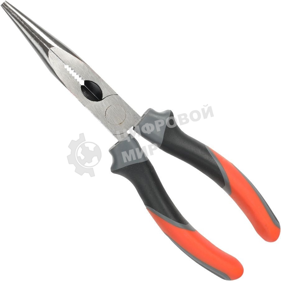 Длинногубцы PATRIOT LNP-200N, трехкомпонентная рукоятка, 200мм