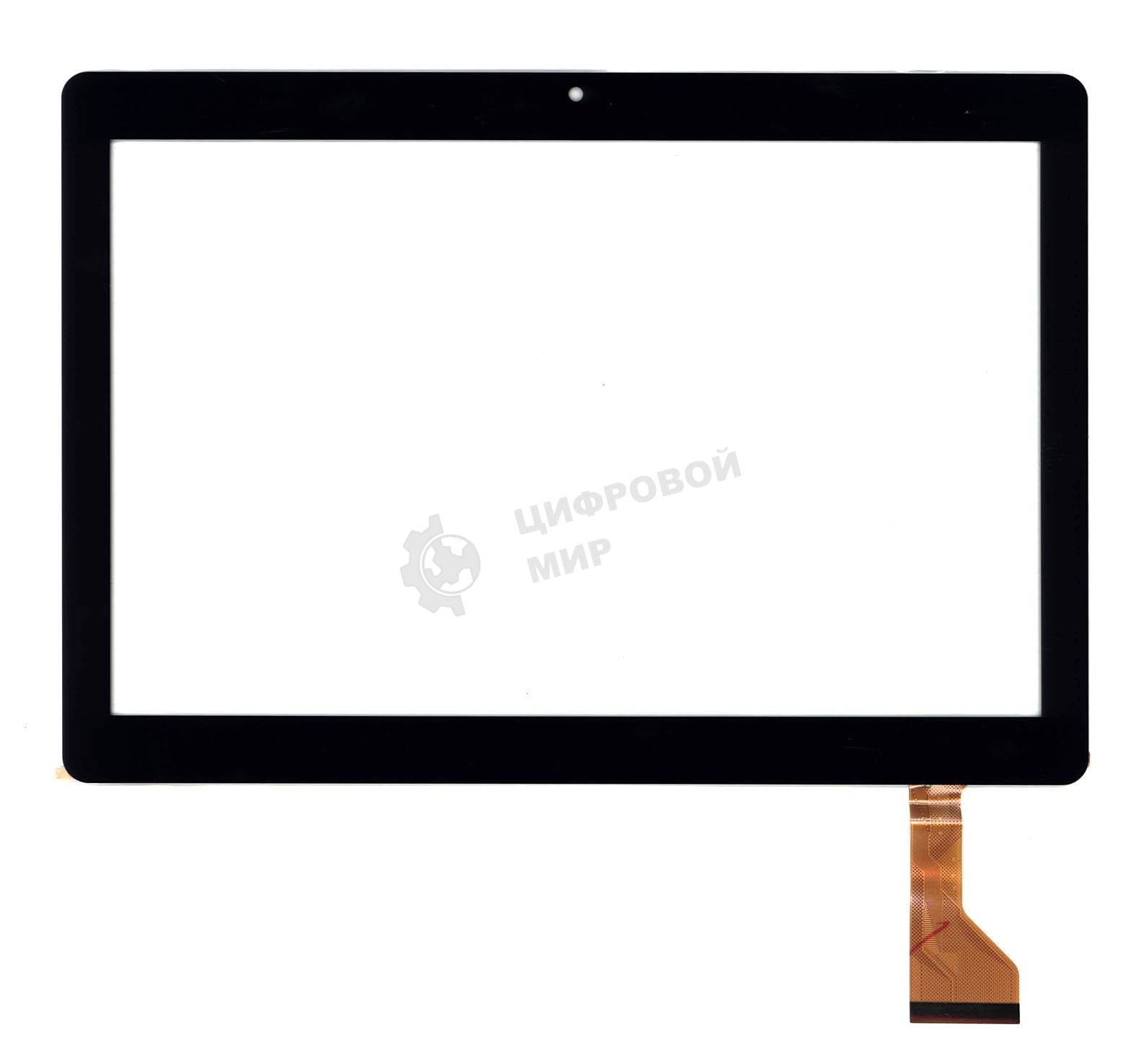 Сенсорное стекло (тачскрин) Turbopad 1015 (2019), черное