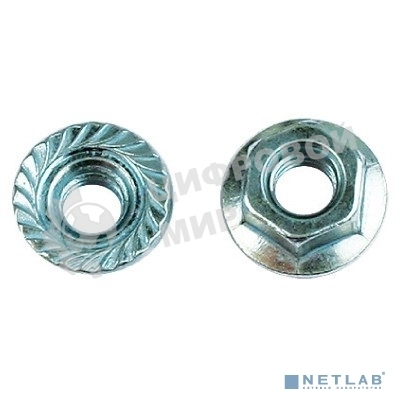 Гайка М10 с насечкой (уп. 100 шт) ДКС CM101000