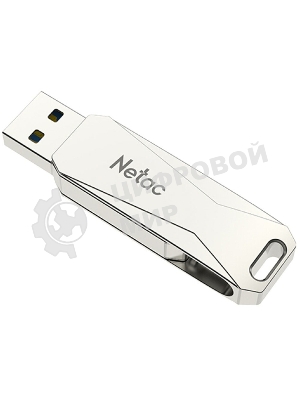 Флешка USB Netac U782C, 256Gb, USB 3.0, серебристый
