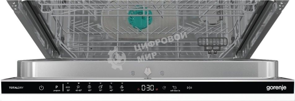 Встраиваемая посудомоечная машина Gorenje GV643D90, черный, 60 см, 16 компл., 45 дБ, класс A+++