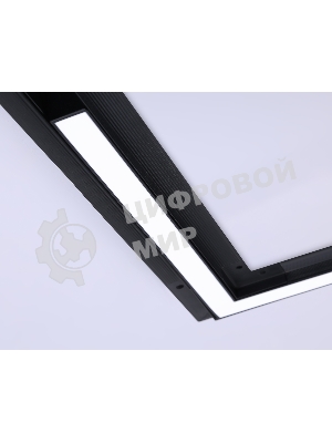 Светильник светодиодный угловой GL3982 BK черный IP20 24W 4200K 48V 300*300*45