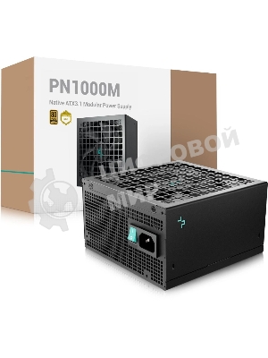 Блок питания Deepcool/GamerStorm PN1000M, 1000Вт, 80 PLUS Gold, 135мм, модульный, черный