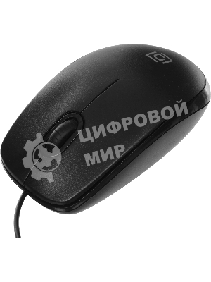 Мышь проводная Oklick 195M черный, 800 dpi, USB, кнопки - 3