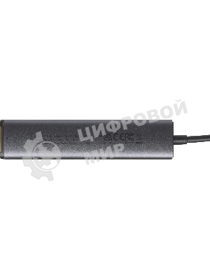 USB-концентратор CUDY UH605, USB Type-C, USB + RJ-45, USB Type-C