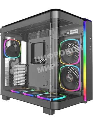 Компьютерный корпус Montech King 95 PRO черный без БП ATX 4x120мм 2x140мм 2xUSB3.0 1xUSB3.1 audio bott PSU