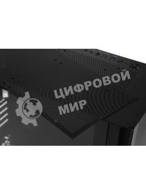 Компьютерный корпус Montech AIR 100 LITE черный без БП mATX 2x120мм 1xUSB2.0 2xUSB3.0 audio bott PSU
