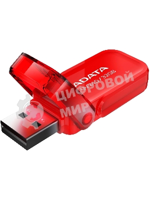 Флешка USB ADATA UV240 (AUV240-32G-RRD), 32Gb, USB 2.0, R/W 15/5, красный