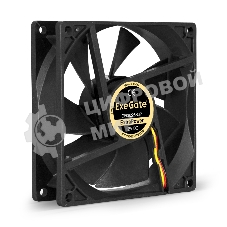 Вентилятор для корпуса ExeGate ExtraPower EP09225S3P черный, 92 мм, 2600 об/мин, 32 дБ, 3 pin