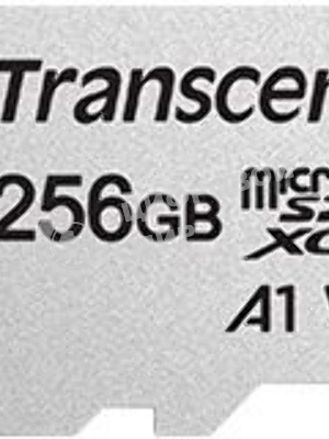 Флеш карта microSD 256Gb Transcend microSDXC Class 10 UHS-I U3, V30, A1, (SD адаптер), TLC