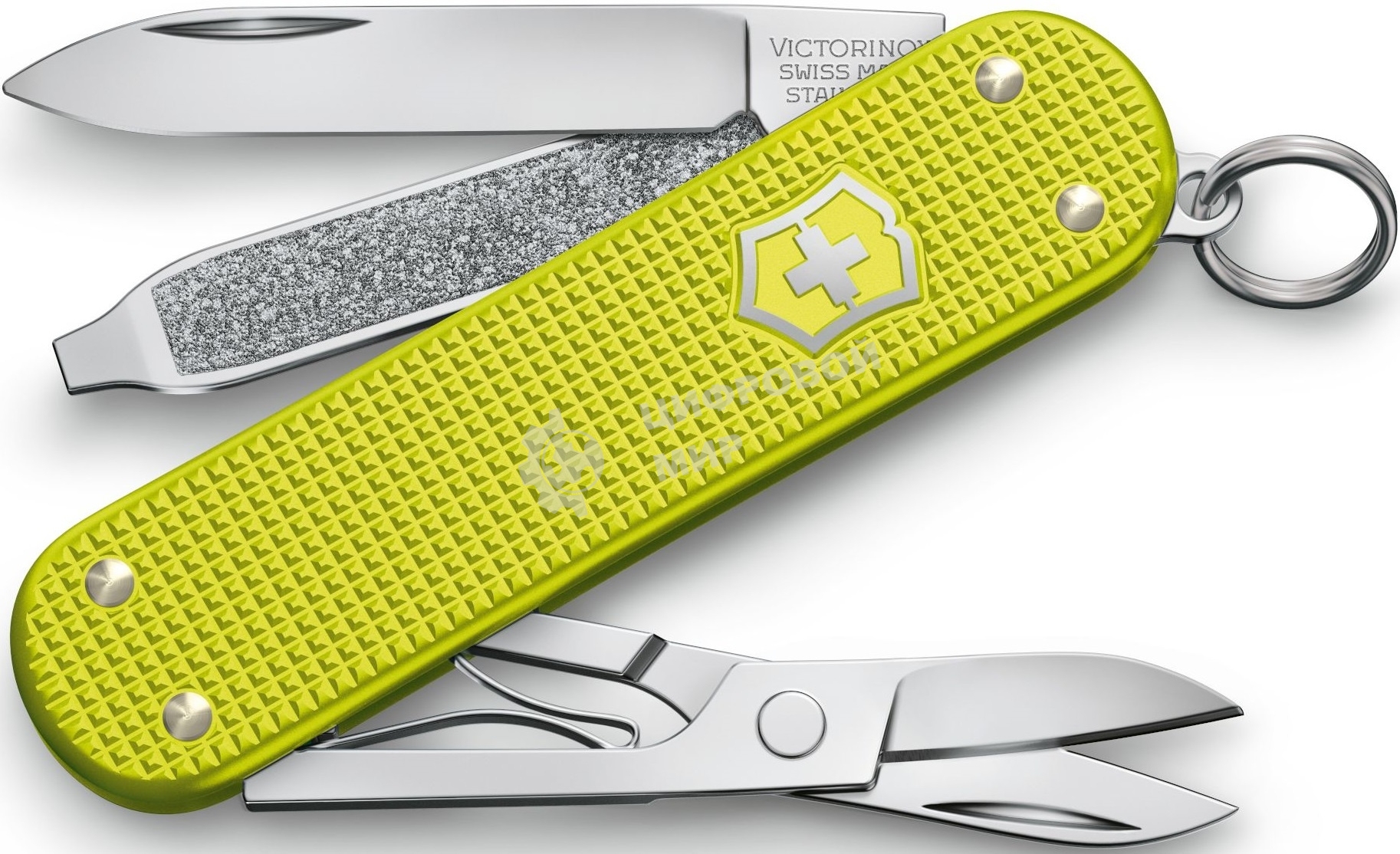 Нож перочинный Victorinox Alox Classic (0.6221.L23) 58мм 5 функций желтый подар.коробка