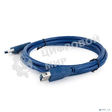 Кабель Bion USB 3.0 AM/AF удлинительный 1.8 м, позолоченные контакты