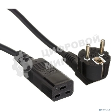 Кабель питания ExeGate Special PC19-1,8S (Евровилка Schuko->C19, 3*1.5мм2, CCA, черный, 1.8м)