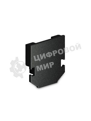 GL1064 BK черный заглушка для корпуса в натяжной потолок Magnetic 220V 61*61*9 (2шт)