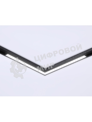 Светильник светодиодный угловой GL3982 BK черный IP20 24W 4200K 48V 300*300*45