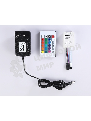 Комплект светодиодной ленты GS2402 5050 60Led/ 14.4W m/ 12V IP20 RGB/ 5000*10*1.87mm (4 конт.)