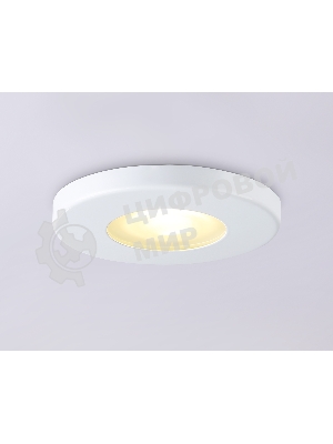 Светильник Ambrella light TN1180 WH белый IP44 GU5.3 D85*34