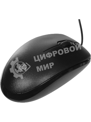 Мышь проводная Oklick 195M черный, 800 dpi, USB, кнопки - 3