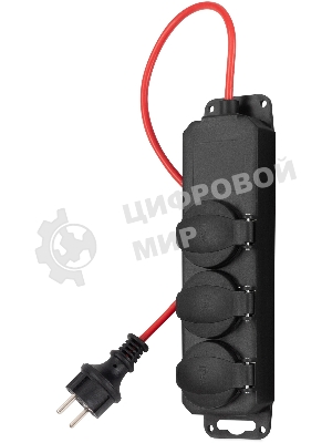 Сетевой удлинитель Buro BU-PS3.10/B 10 м (3 розетки) оранжевый (пакет ПЭ)