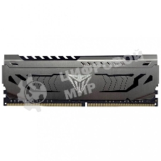 Оперативная память Patriot Viper Steel, DDR4, 8GB, 3200MHz, CL16, DIMM, с радиатором, черный