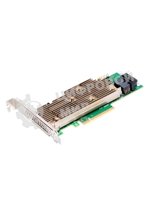 Контроллер MegaRAID 9460-8I SGL (05-50011-02), PCIe 3.1 x8 LP, SAS/SATA/NVMe, RAID 0,1,5,6,10,50,60, 8port(2 * int SFF8643), 2Gb Cache, 3508ROC