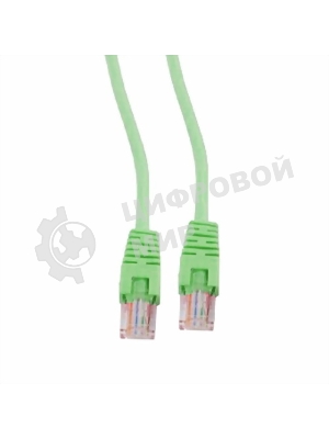 Патч-корд UTP Cablexpert кат.5e, 2м, литой, многожильный (зеленый)